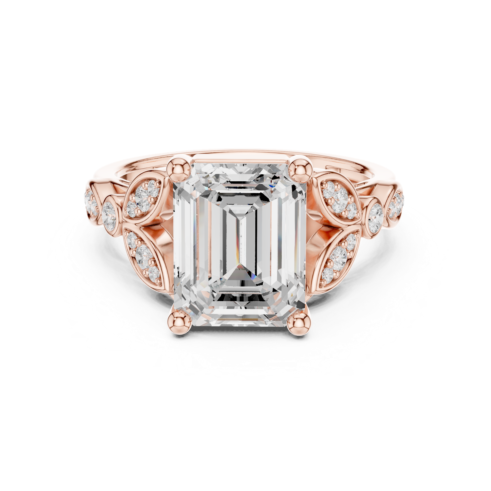Gold Ring DDLR-392, Rose Gold