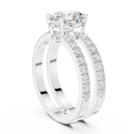 Gold Ring DDLR-1060, White Gold, view 1