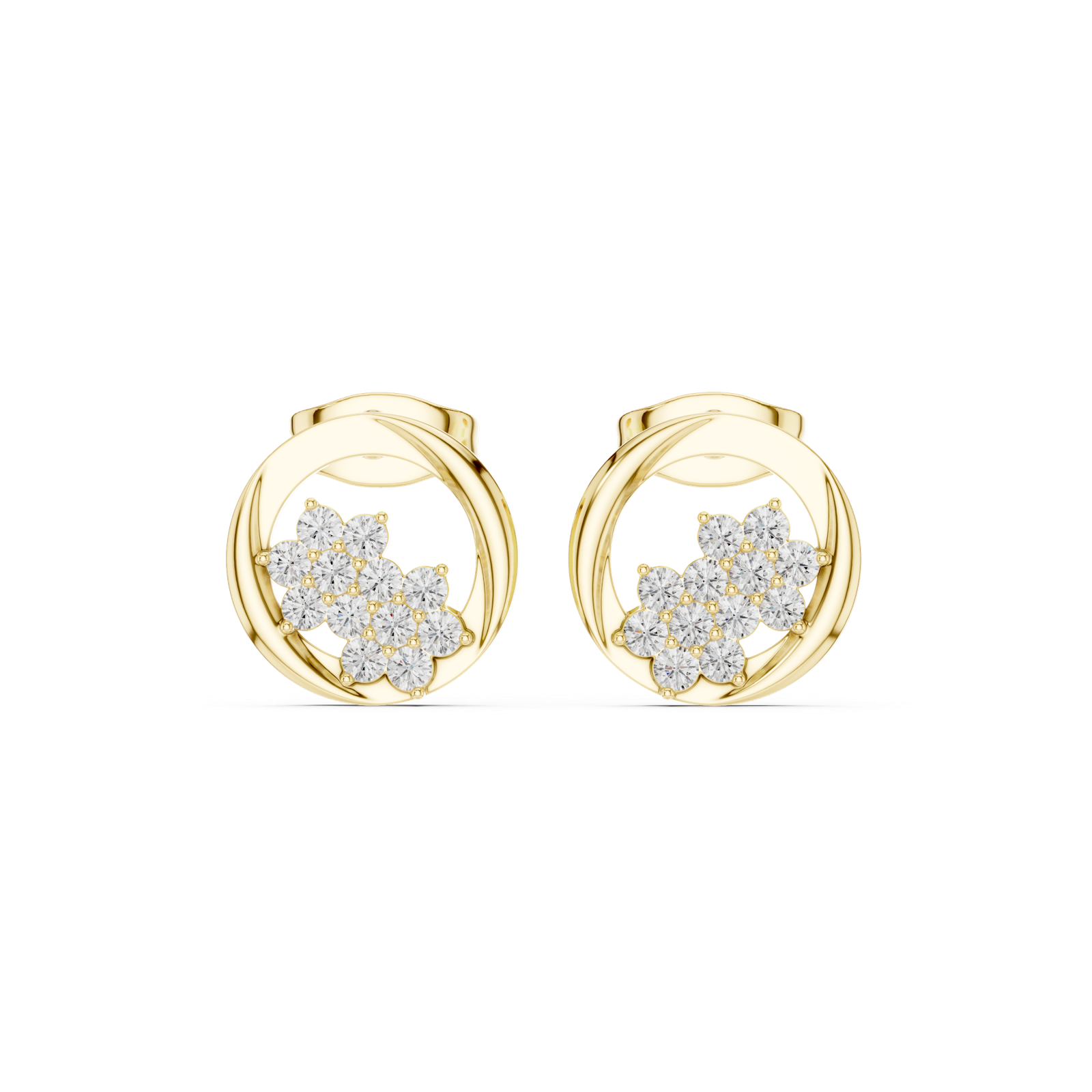 Gold Earrings SBER(13), Yellow Gold