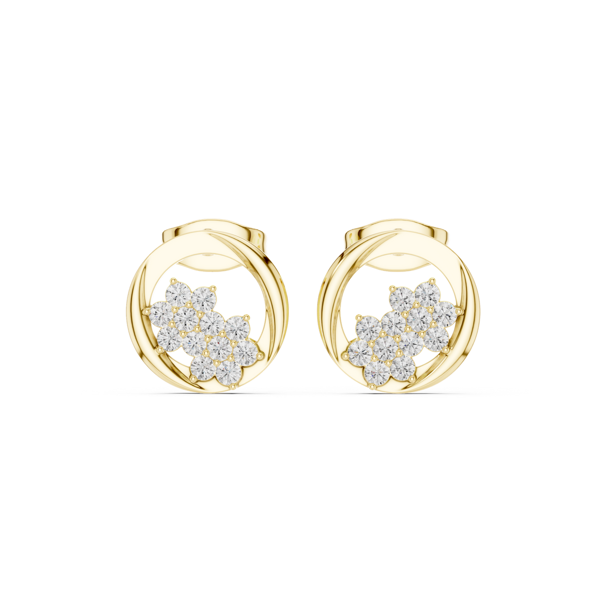Gold Earrings SBER(13), Yellow Gold