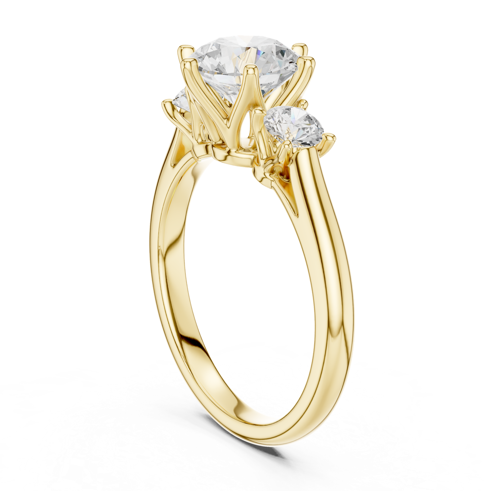 Gold Ring DDLR-920, Yellow Gold, view 1