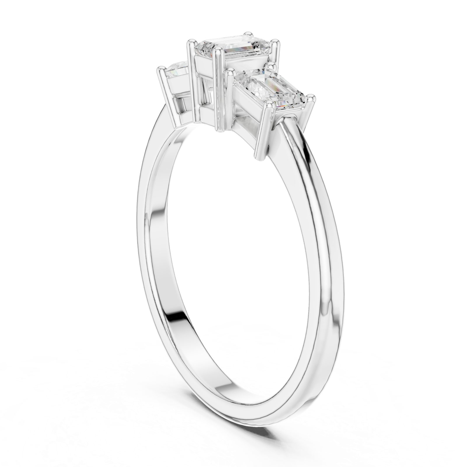 Gold Ring DDLR-480, White Gold