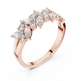 Gold Ring DDLR-248, Rose Gold, view 2