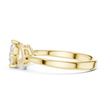 Gold Ring DDLR-515, Yellow Gold, view 3