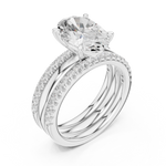 Gold Ring DDLR-948, White Gold, view 2