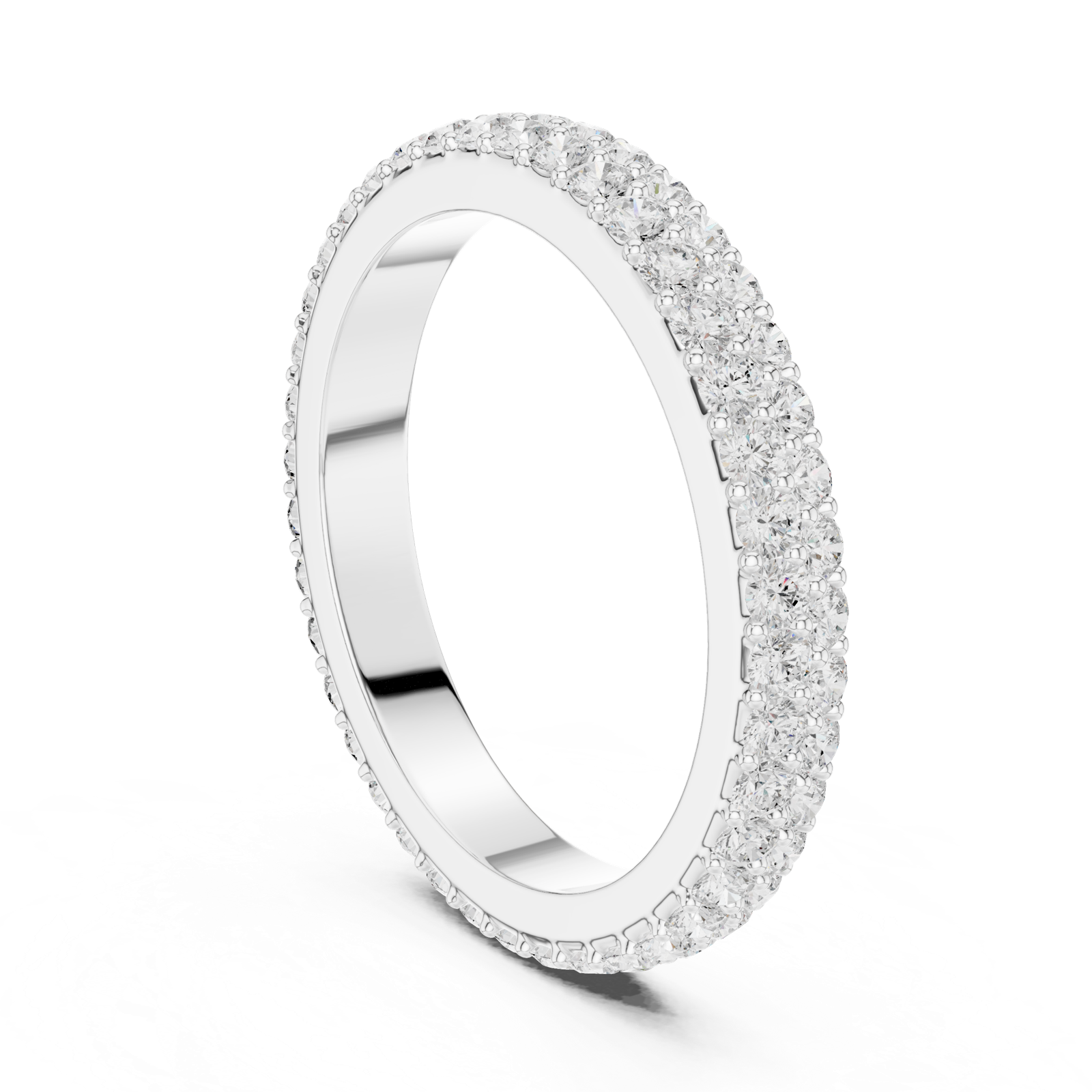 Gold Ring DDLR-376, White Gold