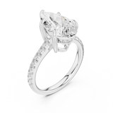 Gold Ring DDLR-1028, White Gold, view 2