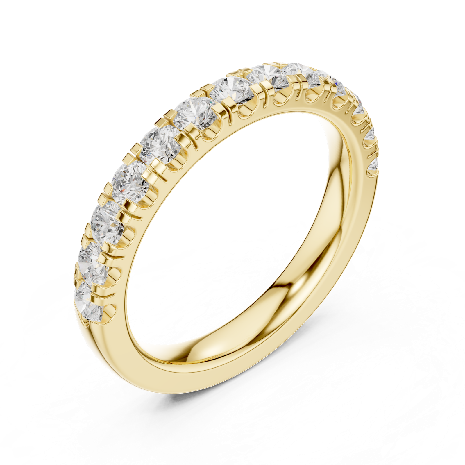 Gold Ring DDLR-597, Yellow Gold, view 2