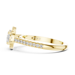 Gold Ring DDLR-347, Yellow Gold, view 3