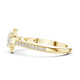 Gold Ring DDLR-347, Yellow Gold, view 3