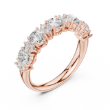 Gold Ring DDLR-697, Rose Gold, view 2