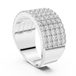 Gold Ring L03-03, White Gold
