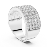 Gold Ring L03-03, White Gold