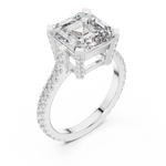 Gold Ring DDLR-194, White Gold, view 2