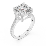 Gold Ring DDLR-194, White Gold, view 2