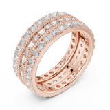 Gold Ring DDLR-369, Rose Gold, view 2