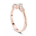 Gold Ring HLR-68, Rose Gold, view 1