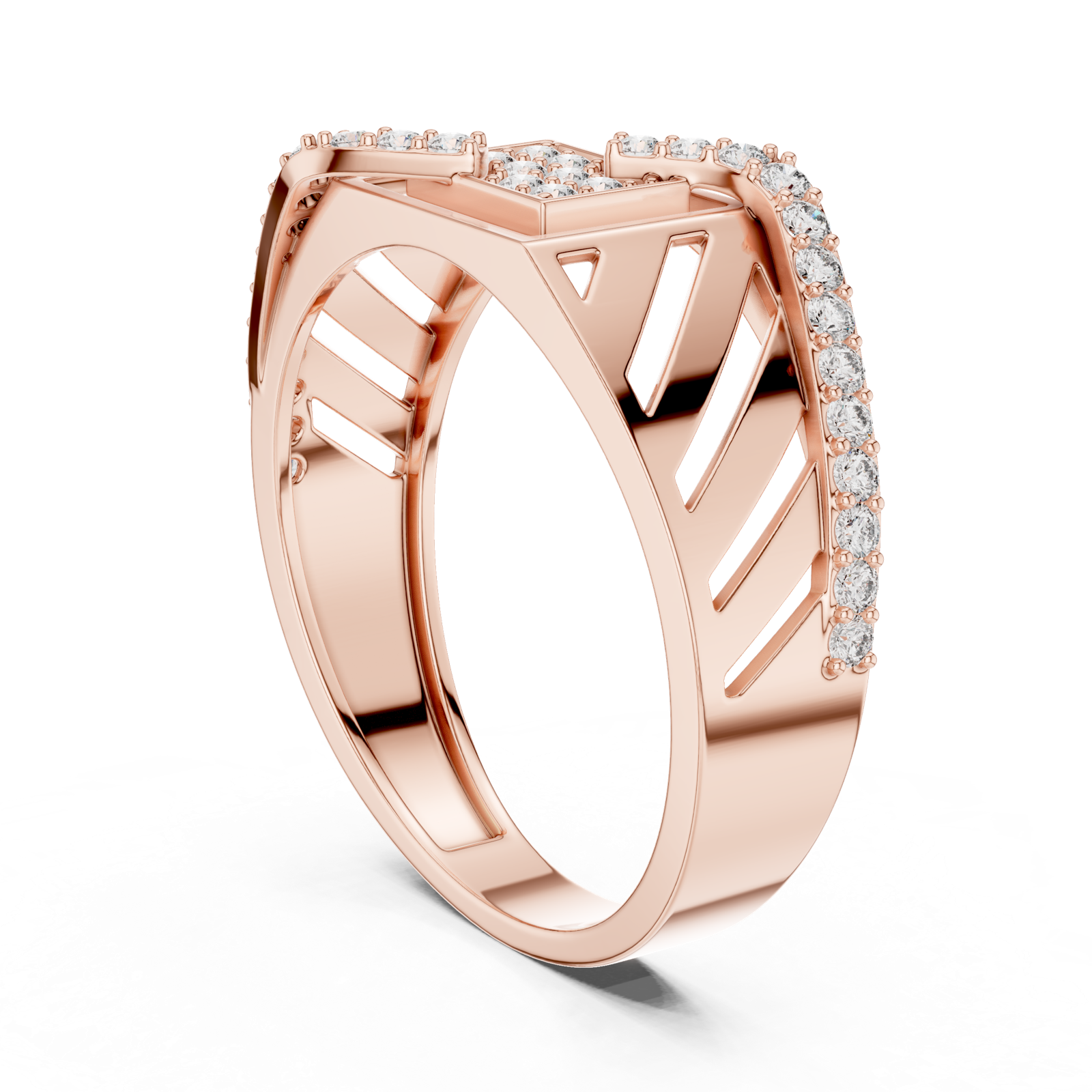 Gold Ring LR-01 (25), Rose Gold