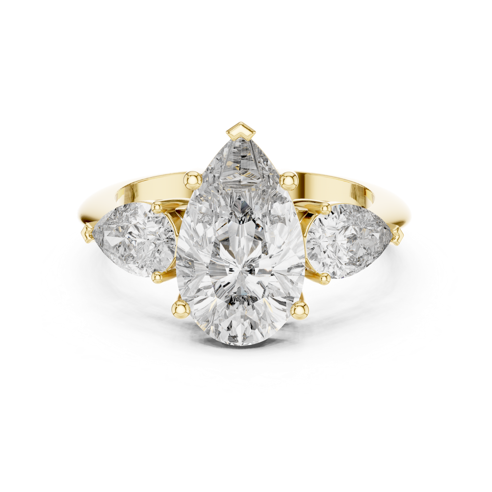 Gold Pendant 9-10033L_SS5, Yellow Gold
