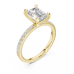 Gold Ring DDLR-886, Yellow Gold, view 2
