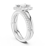 Gold Ring DDLR-303, White Gold, view 1