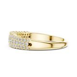 Gold Ring DDLR-449, Yellow Gold, view 3
