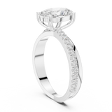 Gold Ring DDLR-358, White Gold
