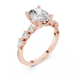 Gold Ring DDLR-1005, Rose Gold, view 2
