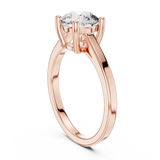 Gold Ring DDLR-066, Rose Gold, view 1