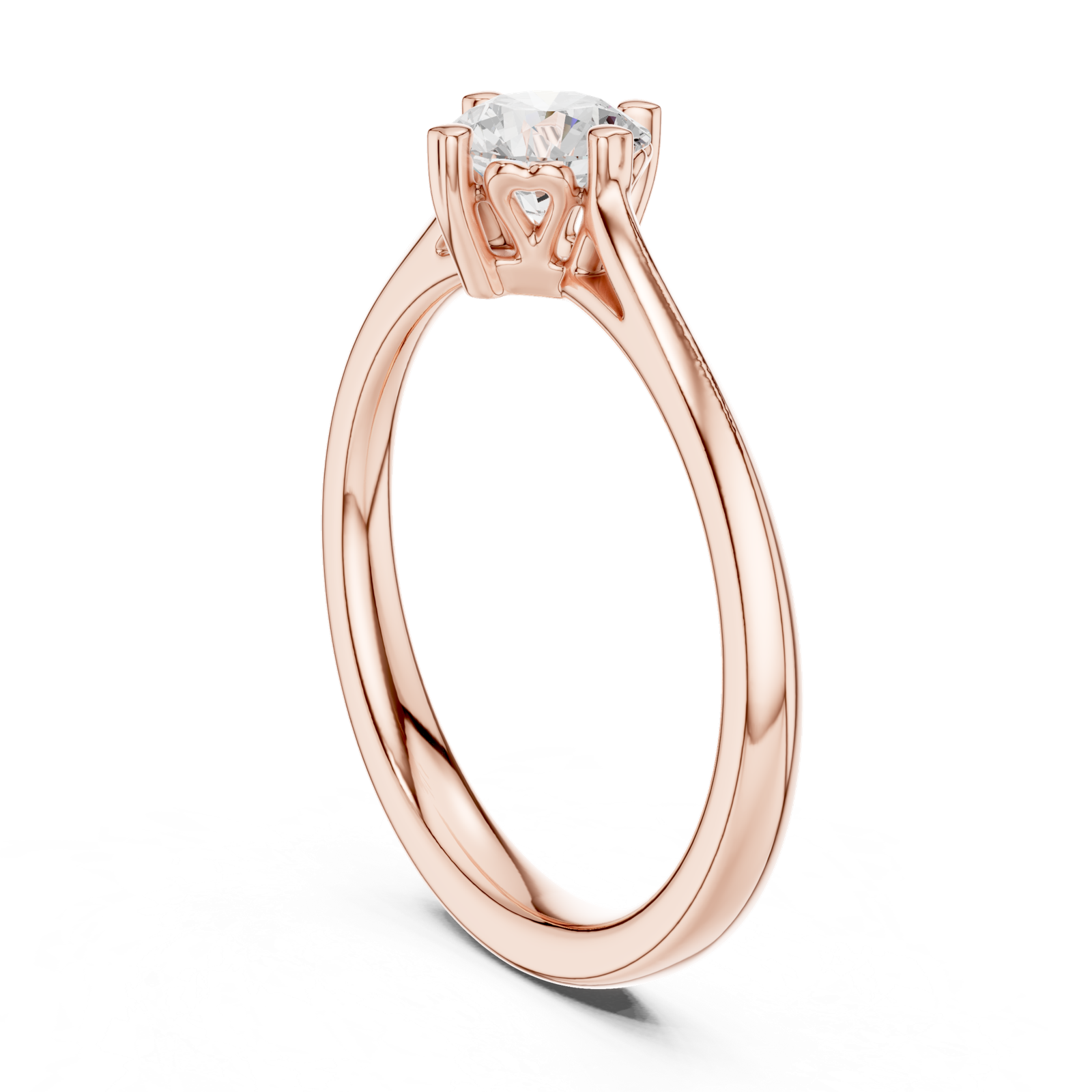 Gold Ring DDLR-548, Rose Gold