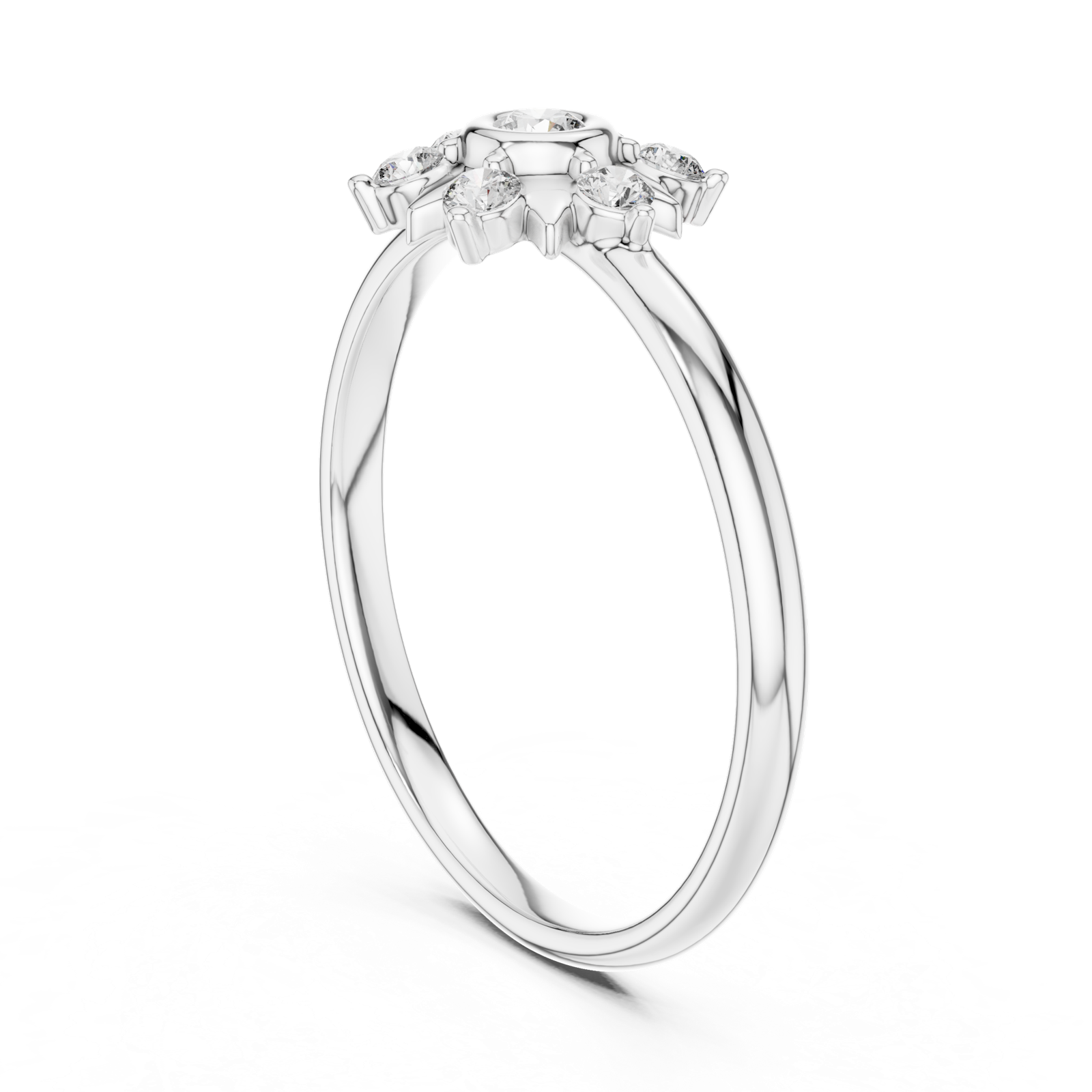 Gold Ring 1 (341), White Gold