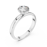 Gold Ring LR-0007, White Gold, view 2