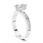 Gold Ring LR-0173, White Gold