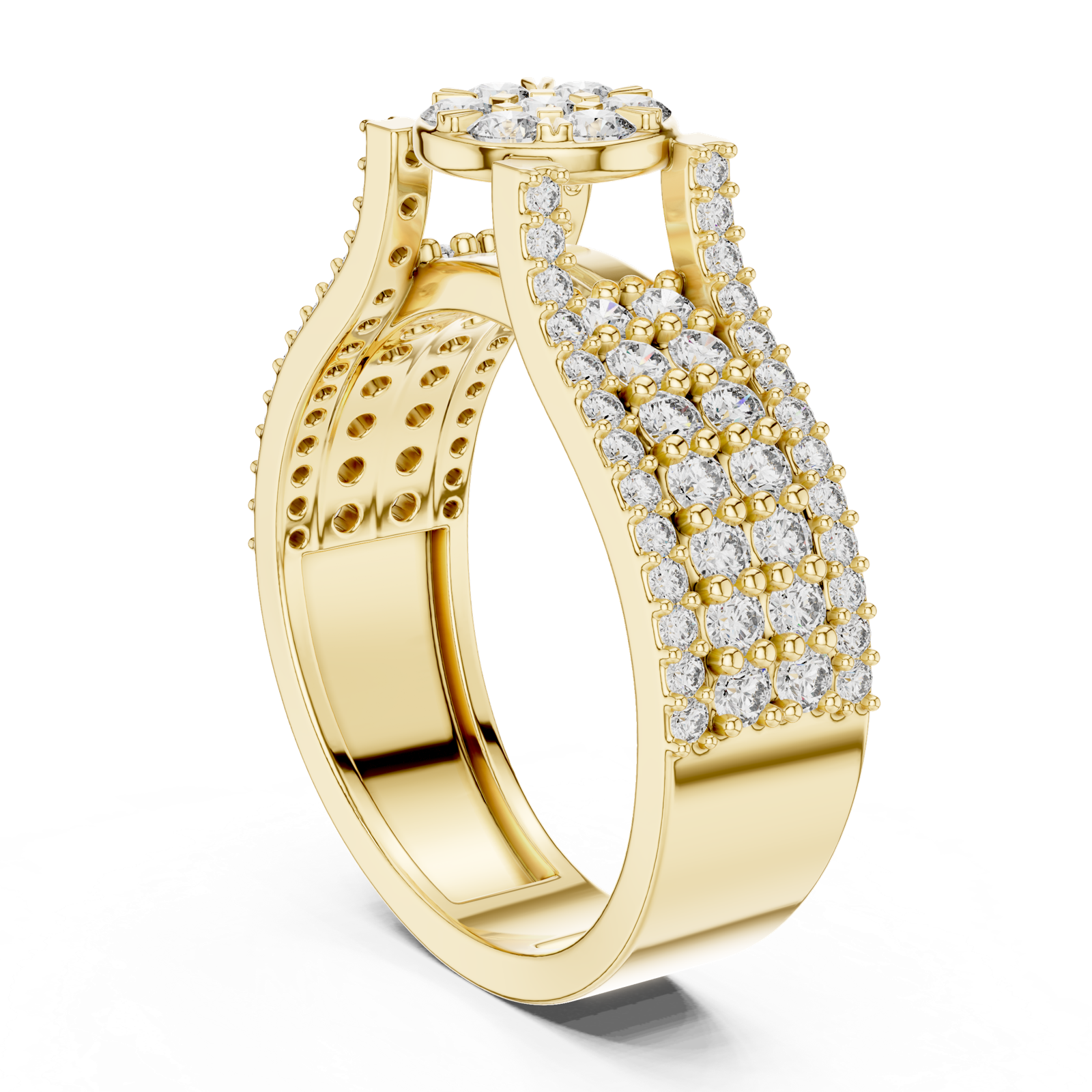 Gold Ring L03-1311, Yellow Gold