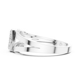 Gold Ring DDLR-736, White Gold, view 3
