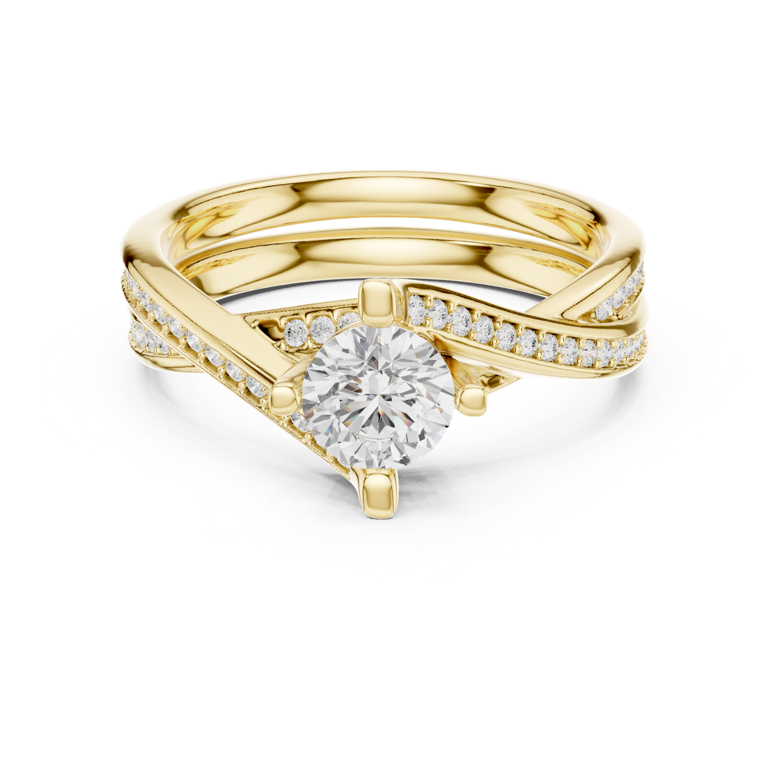 Gold Ring LR-0299, Yellow Gold
