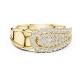 Gold Ring LR-01 (5), Yellow Gold, view 4