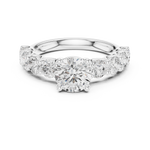 Gold Ring DDLR-657, White Gold, view 4