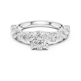 Gold Ring DDLR-657, White Gold, view 4