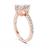 Gold Ring DDLR-039, Rose Gold, view 1