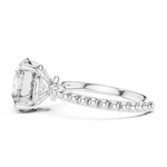 Gold Ring LR-0028, White Gold, view 3