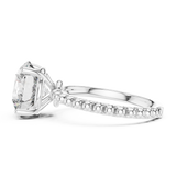 Gold Ring LR-0028, White Gold, view 3