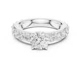 Gold Ring DDLR-654, White Gold, view 4