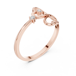 Gold Ring 1 (127), Rose Gold, view 2