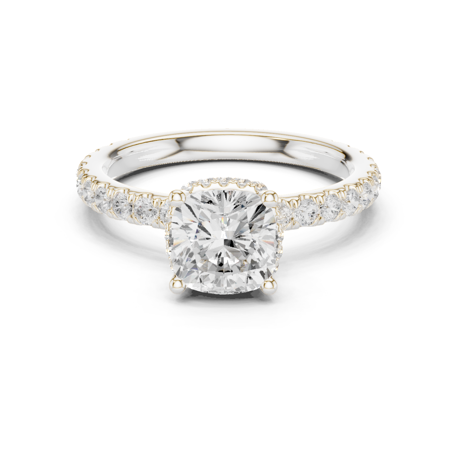 Gold Ring DDLR-873, White Gold