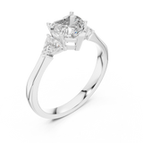 Gold Ring 00001L (30), White Gold, view 2