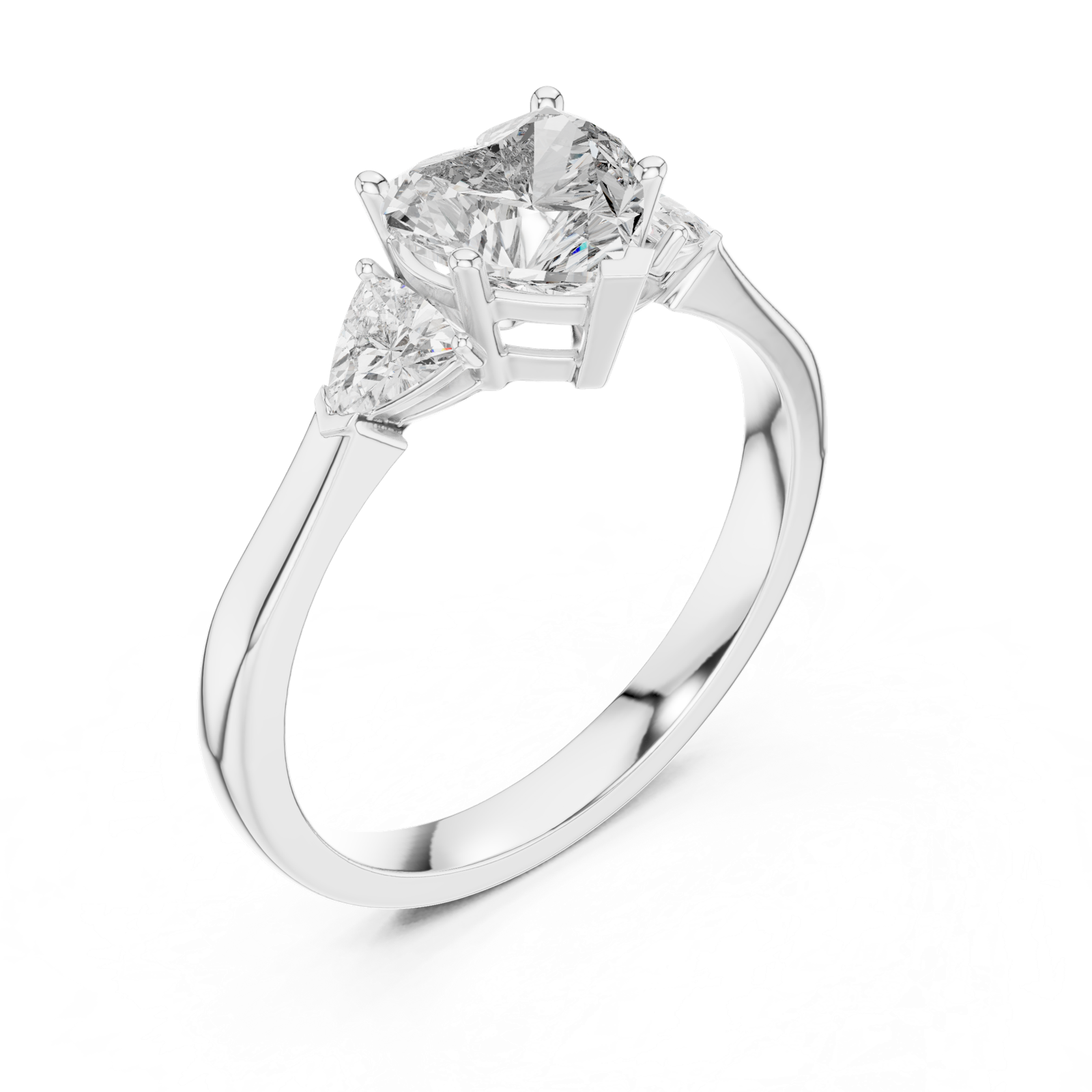 Gold Ring 00001L (30), White Gold, view 2