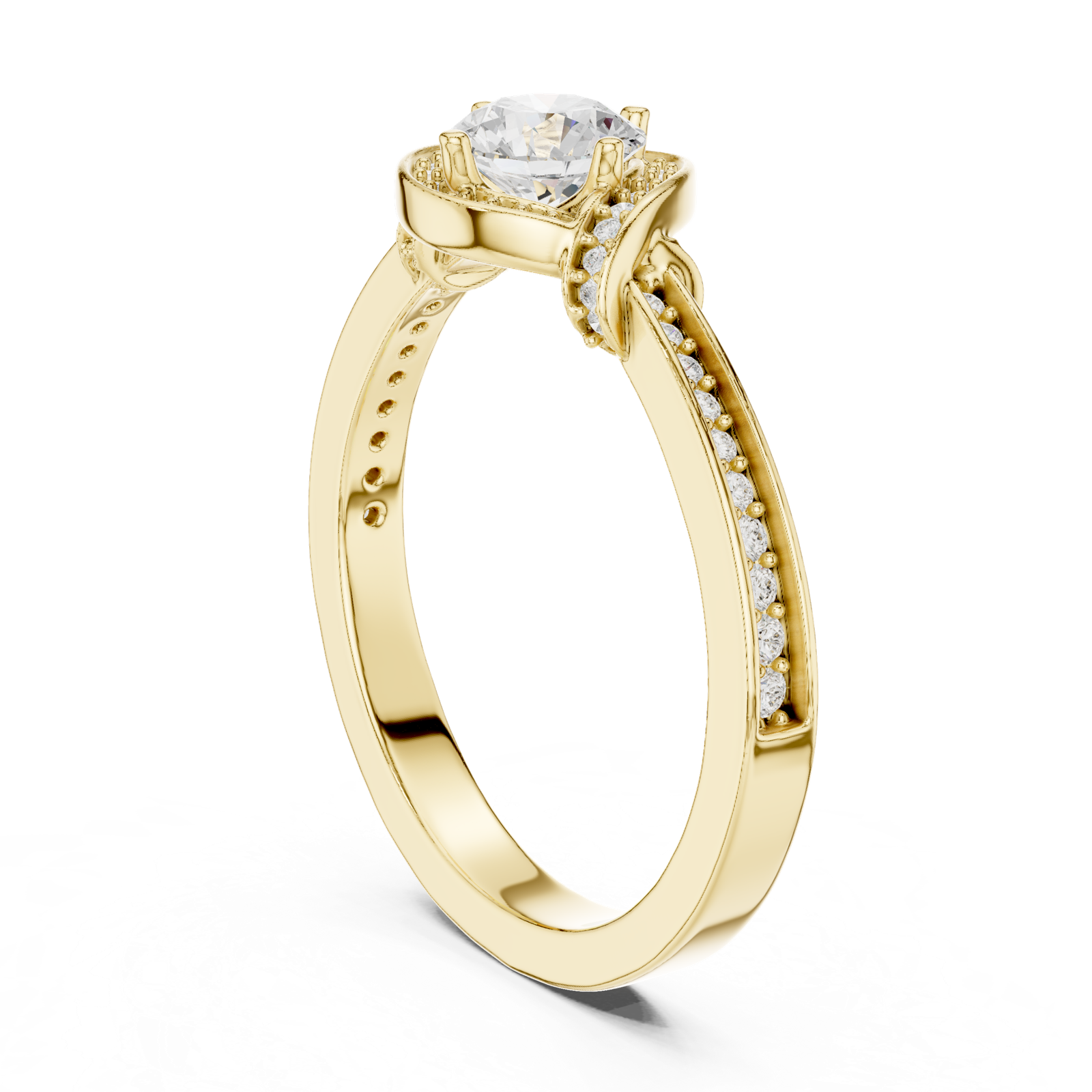 Gold Ring LR-0332, Yellow Gold