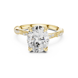 Gold Ring DDLR-965, Yellow Gold, view 4