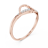 Gold Ring 12-10026@L, Rose Gold, view 2